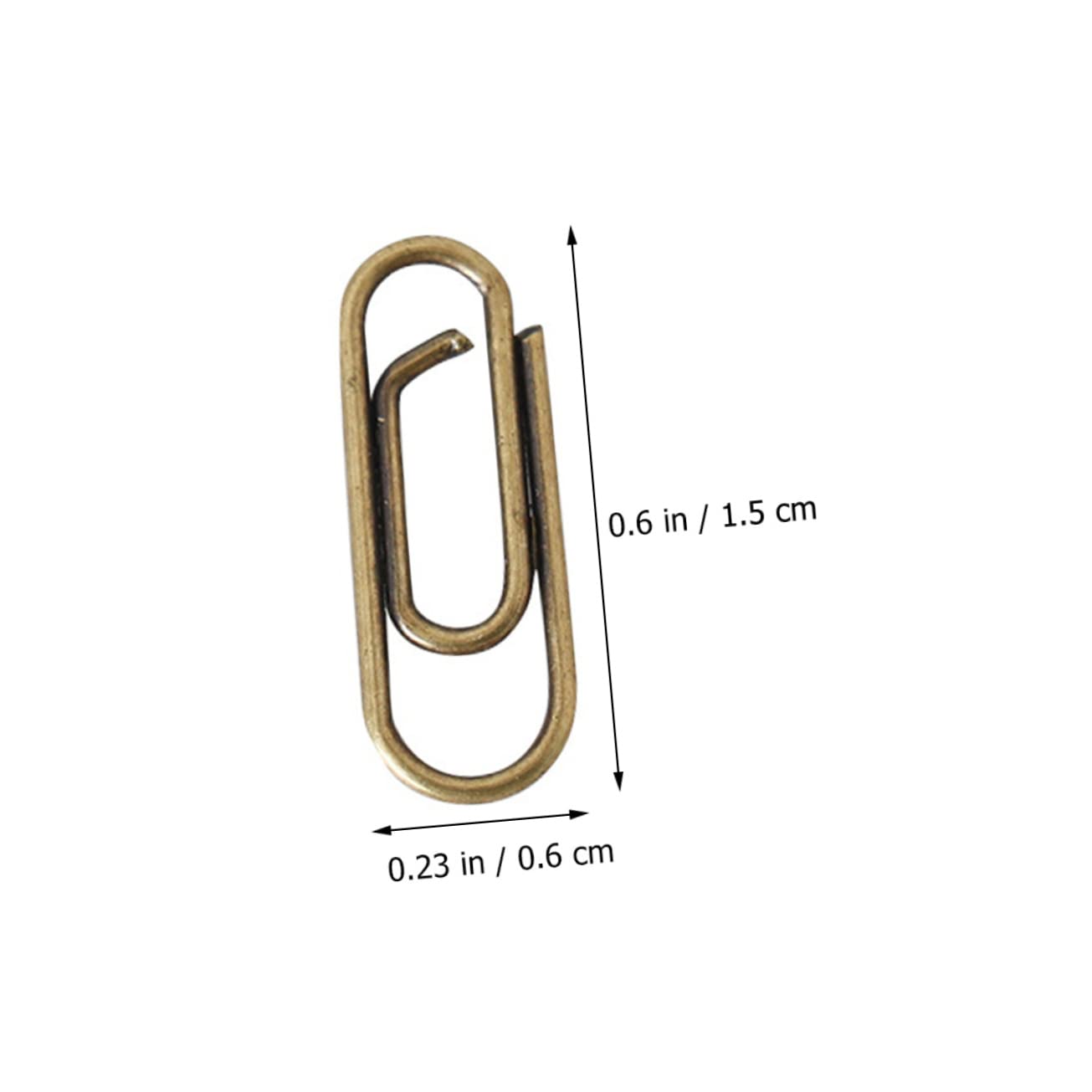 SHINEOFI 5 Juegos Clip De Papel Clip De Papel Clips De Carpeta Clips De Papel Clip De Carpeta Material De Oficina Clips De Papel Antiguos Clips De Papel Para Papeleo Metal 100 Piezas X 5