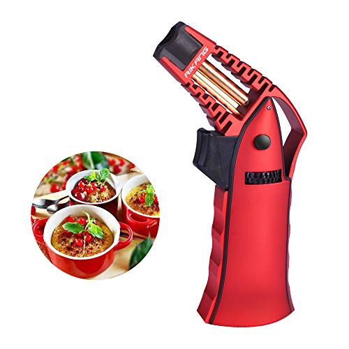 Culinary Torch, Blow Torch Refillable Kitchen Butane Torch Lighter, Cooking Torch with Adjustable