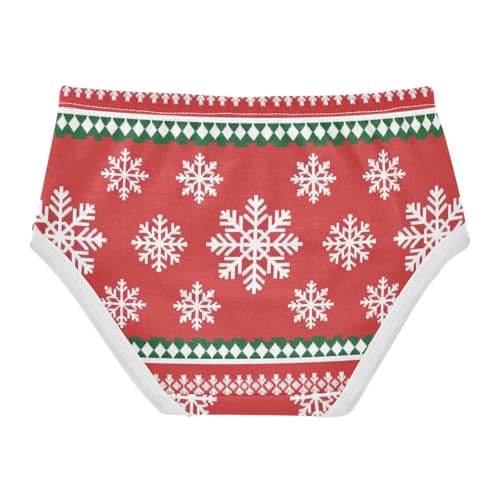Girls' Sport Panties Organic Cotton Toddler Underwear for Toddler Snowflakes2