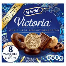 McVitiie's Luxury Selection Victoria Assortment Biscuits, 550g (2 Boxes x 550g)