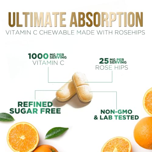 Nature's Nutrition Vitamin C Chewable with Rose Hips