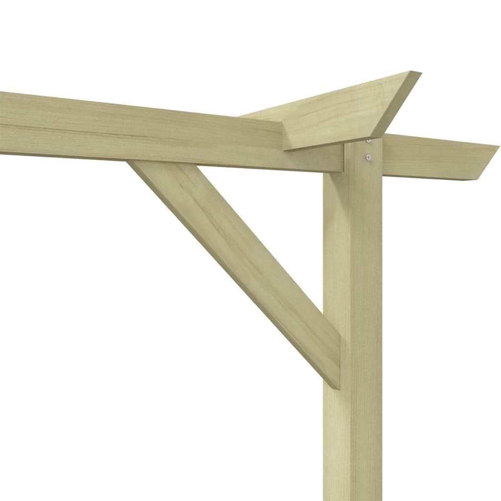 vidaXL Pergola de Jardin Plante Grimpante Terrasse Patio Arceau à Rosier Bois