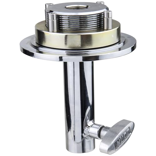 Image of Kupo Mitchell Mounting Plate, Chrome Plated Steel Round Plate with 1-1 /8 inch Junior Receiver for Professional Camera and Lighting Support Systems (KG009012)