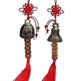 La cloche du vent de monnaie chinoise peut être placée dans les zones telles que le hall, la cuisine, la porte, le bureau, la voiture.