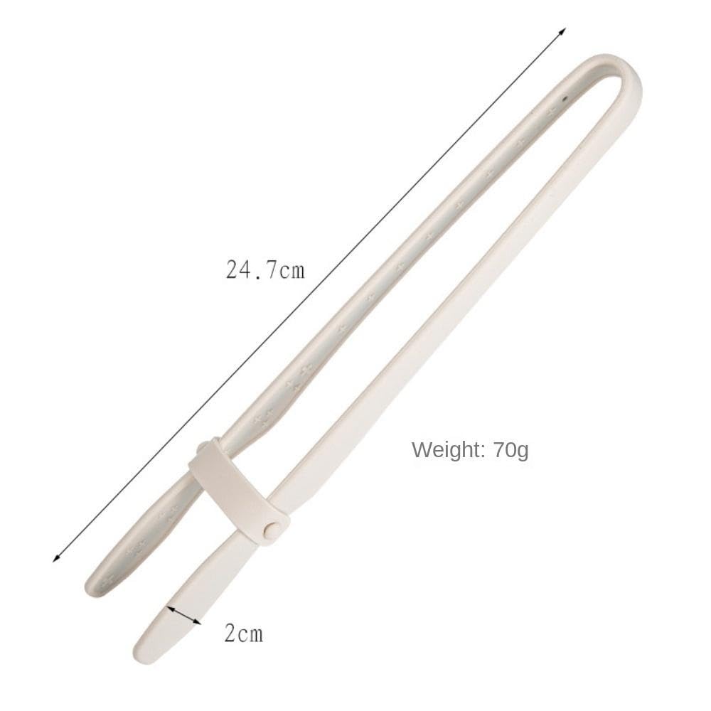 Pinzas de silicona para parrilla de grado alimenticio, clip de pan de alimentos antiadherentes, para ensalada, bistec, pasta, accesorios de cocina 4