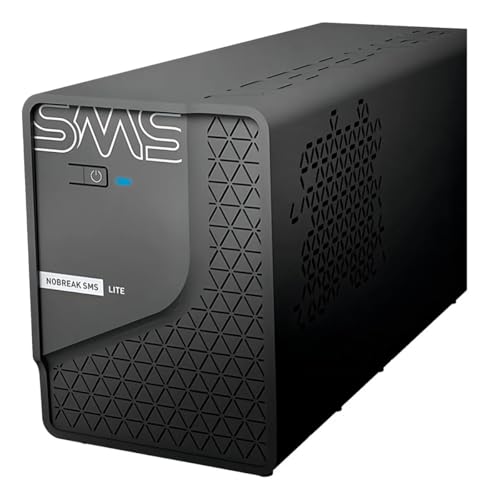 Nobreak SMS Lite 1200VA Entrada Bivolt 115V/220V - Saída 115V | 6 Tomadas | Senoidal por Aproximação | Indicado para PC, Notebook, Videogames, Modem, Roteador e Outros