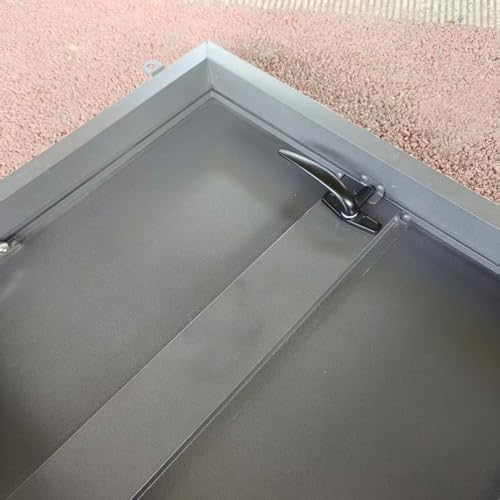 Escotilla de acceso al techo de acero galvanizado con varillas neumáticas para edificios 5