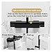Matte Black Waterfall Spout Bathtub Faucet Hot and Cold Water Mixer Faucet Bathroom Faucets Wall-mounted Bathtub Mixers Taps - Kitchen Sink(G)
