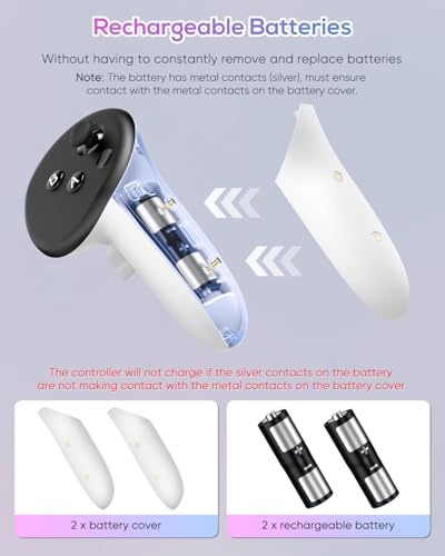 image for Charging Dock for Meta Quest 3S/3, Kinwin Magnetic Charging Station fo