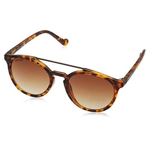 Fastrack UV Protected Round Men's Sunglasses - (P341BR2|55|Gradient Brown Color)