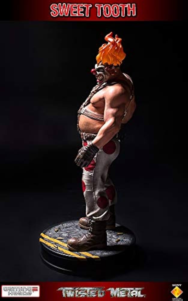 新品 ツイステッド・メタル スウィート・トゥース 1/6 限定 スタチュー Amazon | ツイステッド・メタル/ スウィート・トゥース 1/6