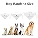 Hundehalstücher mit Schnalle, Name, Foto, Logo, personalisierbar, Dreiecks-Lätzchen, Halstuch, Haustierkostüm, Zubehör für kleine, mittelgroße und große Hunde, Welpen, Katzen, Größe L