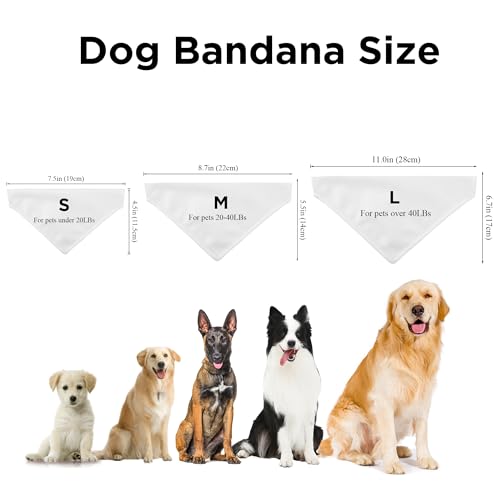 Hundehalstücher mit Schnalle, Name, Foto, Logo, personalisierbar, Dreiecks-Lätzchen, Halstuch, Haustierkostüm, Zubehör für kleine, mittelgroße und große Hunde, Welpen, Katzen, Größe L