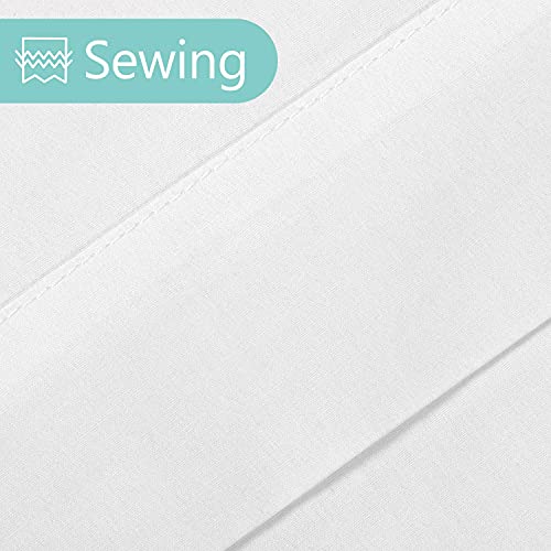 Tillyou Toddler Bed Pillow With Pillowcase, Ergonomic Cotton Baby Pillow For Sleeping,Kids Travel Pillow With Case, 13”X18”, White #TOP7