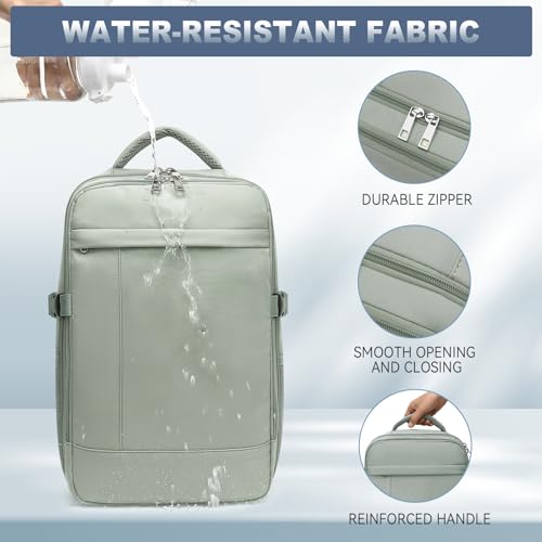 Lossga Mochila Viaje Cabina Avion 40x20x25 para Ryanair Mochilas de Viaje Pequeña Equipaje de Mano Bolsa Maleta Cabina con Bolsillo Antirrobo - imagen 7