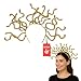 Gold Medusa Snake Headband Headpiece Greek Roman Mythology Costume Accessory