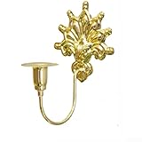 Construction en fer robuste : fabriqué à partir de fer pour un soutien fiable ; le cadre fin maintient les bougies en toute sécurité tout en conservant un profil léger pour l'affichage mural.