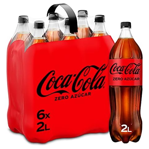 Coca-Cola Zero Azúcar - Refresco sin calorías 2L (Pack 6) Cover