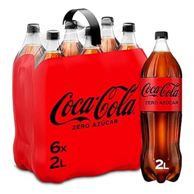 Coca-Cola Zero Azúcar, Refresco de Cola sin Azúcar, sin Calorías - Pack 6 Botellas 2L | Ya disponible en tu tienda friki favorita! En mundofriki.es! Coca-Cola Zero Azúcar, Refresco de Cola sin Azúcar, sin Calorías - Pack 6 Botellas 2L | Ya disponible en tu tienda friki favorita! En mundofriki.es!
