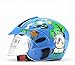 SHOPTOP Casco de Ciclo para niños, Edad de 2 a 8 años de Edad para niños pequeños Cascos de Ciclo de Seguridad de Dibujos Animados niñas Cascos de Seguridad para Ciclismo en Bicicleta patineta,Azul