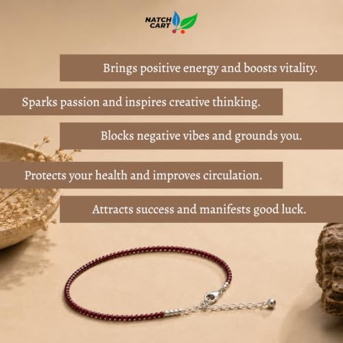 Image of Raw Pyrite, Money Magnet, Dhanyog, Garnet, Black Obsidian Evil Eye Anklet | Stone of Money, Protection & Power | Natural Healing Crystal Anklet for Women | Spiritual Jewellery for Women | Gift for Woman & Girlfriend