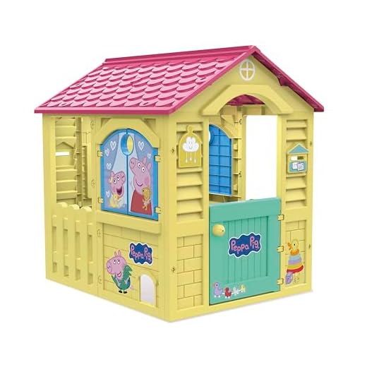 Chicos - Casetta per bambini Peppa Pig | Casetta da giardino per bambini dai 2 anni in su | Resistente e durevole | Casetta (89503)