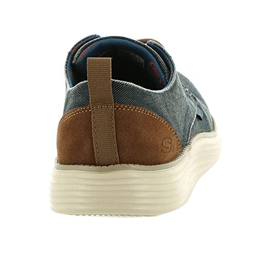 Skechers Men's Status 2.0 Pexton 65910-nvy Low-Top Sneakers, Blue (Navy NVY), 7 UK 41 EU