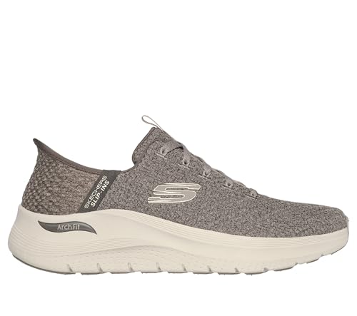 Image of Skechers Mens Slip-ins: Arch Fit 2.0 - Look Ahead Knit Lace Up Slip on Sneakers