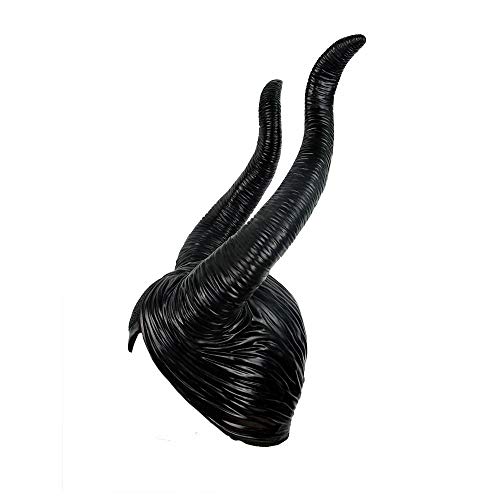 KAIMENG Disfraz de reina de Halloween para disfraz de cosplay, de látex, color negro, para mujer, con cinta para la cabeza, decoración para adultos 2 KAIMENG Disfraz de reina de Halloween para disfraz de cosplay, de látex, color negro, para mujer, con cinta para la cabeza, decoración para adultos