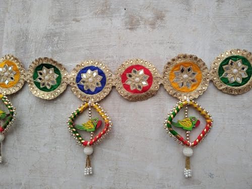 Image of Nutts Heavy gota Patti bandhanwar for Home Decor (BDHW-13)