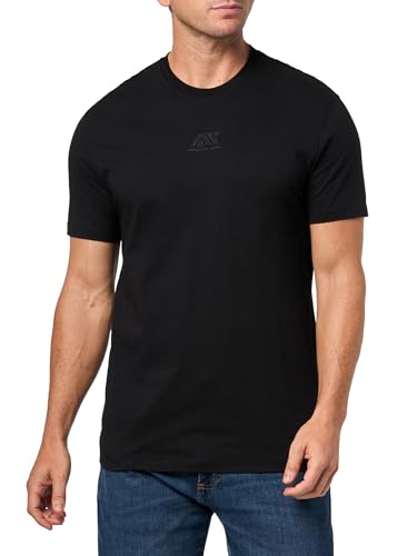 Armani Exchange Men's Small Ax Center Logo 3, Small Black