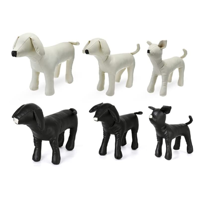 Maniquíes De Perro De Cuero PU, Modelos Para Exhibir Para Ropa De Perro, Tienda De Mascotas Talla L Negro Fernando Maniqui De Perros