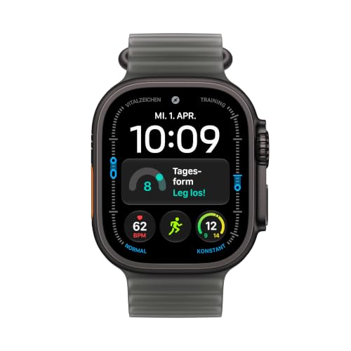 Apple Watch Ultra 4 GPS + Cellular, 49 mm Titangehäuse Schwarz