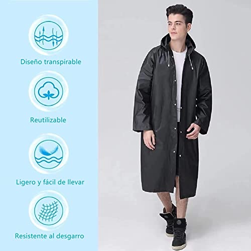 Recopilación de Impermeables para Lluvia Mujer Top 5. 30 Impermeables para Lluvia Mujer marca NDOOL (3)