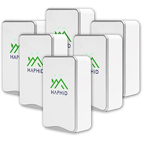 Ionizer Air Purifier/Plug In Air Purifier Ion Generator with Highest Output - Up to 32 Million Anions/Sec,Portable Filterless&Ion Air Purifier for Purify: Odors,Pets Smell Etc (6-Pack,Silver) Cover