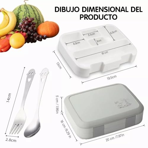 El Mejor Listado de Fiambreras bento . 5 Imagen adicional