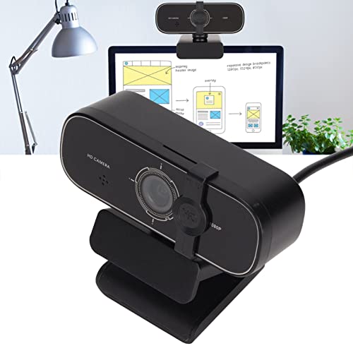 Elprico AutoFocus-Webcam, High-Definition-Computerkamera Blickwinkel Einstellbar USB-Streaming-Webcam für OS X für Win10 1080p-Webcam für Videoanrufe – Bild 3