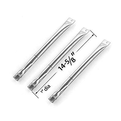 Repair Kit for Brinkmann 810, 810-1415-F,810-1420-1, 810-1450-1, 810-1570-0, 810-9400-0, 810-9500-0, Pro Series 810-9400- Series BBQ Gas Grill Includes 3 Stainless Burners and 3 Stainless Heat Plates