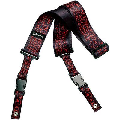 Dimarzio Dd2243 Steve Vai Cliplock Art Strap Black W/Bonus Ris Pick (X1) 663334047600 #TOP30