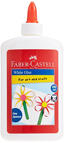 Image of Faber-Castell Poster Color Tin Box - Pack of 12 (Assorted) White Glue - 250ml (White)