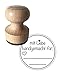 Produktbild Stempel "Mit Liebe handgemacht für", 3 cm Durchmesser
