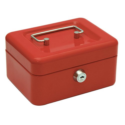 Cassetta Portavalori Rossa Kippen - 300x240x90 Mm, Con Serratura E Maniglia - Foto 4