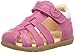 Geox B Sandal Macchia Gir, Scarpa per Neonati Bimba 0-24, Fucsia White, 18 EU