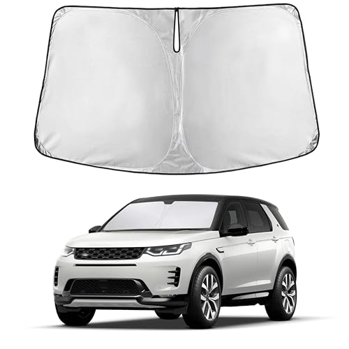 EcoNour Windshield Sunshade Compatible for Land Rover Discovery Sport 2014-2024, 2025, 2026 Sun Visor for Front Windshield & Window Sun Shade Cover, UV Blocker&Protector, Car Accessories