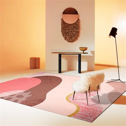 Tapis One Piece style moderne rose doux de protection de sol - 2
