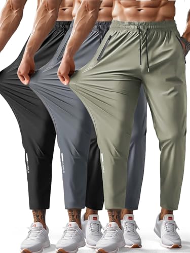 Hidkat Men's Hiking Pants Quick-Dry Lightweight Sweatpants Outdoor...
