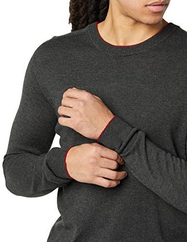 Men's 3D Fine Gauge Crewneck Sweater3