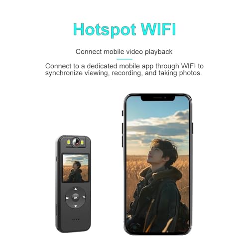 LNBBEQ CS09 Cámara Mini 4K con WiFi miniatura 6