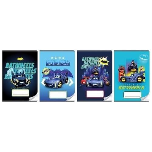 Cuaderno 16K cuadriculado de Batman con hojas de alta precisión para notas