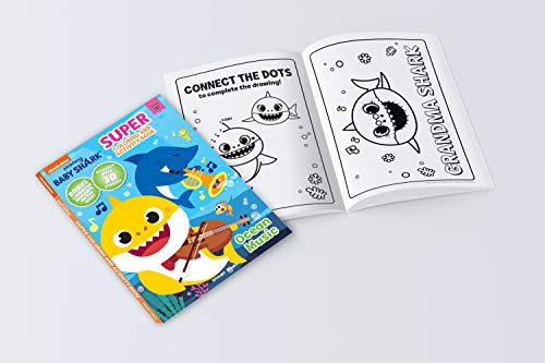 Image of Pinkfong Baby Shark - Ocean Music : Super Coloring and Activity Book